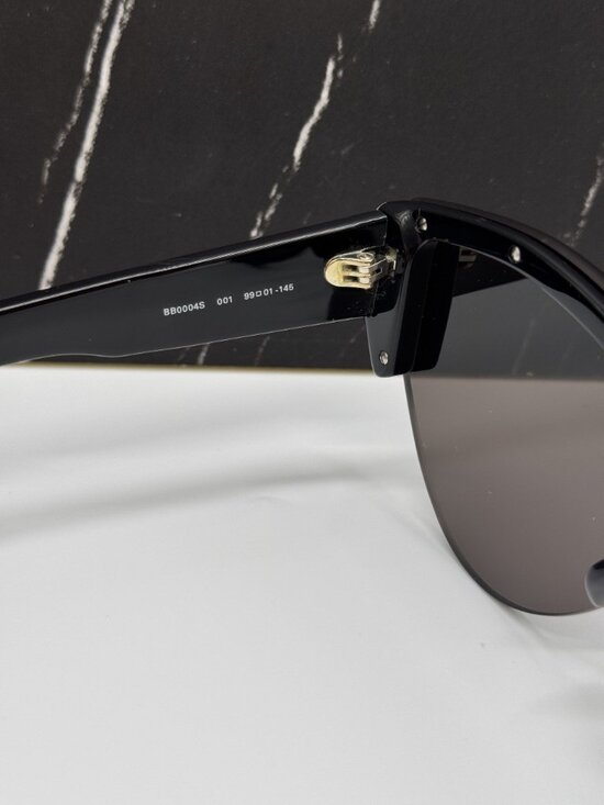 NEW BALENCIAGA BB0004S 001 BLACK WOMEN SUNGLASSES BALENCIAGA EYEWEAR main image 8